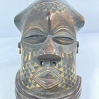 Kuba Helmet Mask On Custom Stand Congo Matter Collection