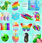 Fidget Toys  120 Pack Fidgets Set Stocking Stuffers For Kids Party Favors    