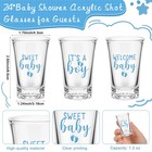 96 Pcs Baby Shower Party Favors For 24 Guest  Boy Or Girl Shot Glasses Gifts    