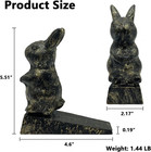Cast Iron Door Stop  Cute Decorative Rabbit Door Stopper  Heavy Duty Door Stop