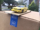 Yellow Mustang Drag Slot Car