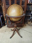 Vintage Heirloom Globe By Replogle World Globe On Rolling Stand Illuminated 16 
