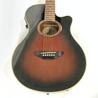 Yamaha Apx-4a Acoustic Electric Guitar Thin Body Cutaway Red Sun Burst