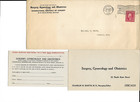 Vintage 1914 Surgery Gynecology Obstetrics Letter Envelope Subscription Usa