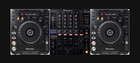 2 X Pioneer Cdj-1000mk3 Cdj-1000 Mk3   1 X Djm-800   Udg Travel Cases 