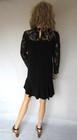 Zara Little Black Dress  Lace Long Sleeves  Evening Party Cocktail  Size Small