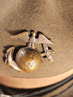 1930 s Usmc Marine Corps Broner Campaign Drill Sergeant Hat With Early Ega