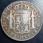 Portugal 870 Reis C m 1834 On 8 Reales Carol Carolus Iiii 1808 Mo limae Jp