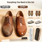 3pcs Shoe Brush  2026 Version Suede Eraser  Premium Shoe Polish Brush  3pcs