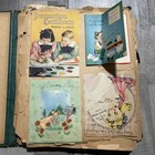 Vintage 1940 s Greeting Card Scrapbook Christmas Birthday Valentine Easter 