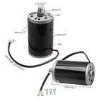 Dc 90v 200w 2400rpm Brush Electric Drive Motor Replacement For Treadmill Machine