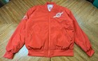 Disney Toy Story Pizza Planet Jacket Mens Medium Windbreaker Nylon Full Zip Red