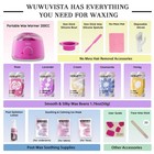 Waxing Kit  Hair Removal Hard Wax Kit With Wax Melt Warmer   Waxing Beads For   