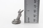 Fantasy Wizard Sorcerer Casting Spell - 1  Pewter Metal Miniature Figurine
