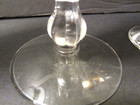 Set Of 3 Vintage Mcm Frosted Libbey 22k Gold Leaf Pilsner Beer Glasses Footed