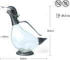 Regent Silverplated Duck Decanter 25 3 Oz  750ml Red Wine Carafe  Wine Gift     