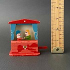 Miniature Punch And Judy Puppet Theater   1960s Vintage Gdr Wood German