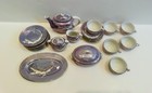 Vintage Lustreware Dragon Childs Tea Set Original Box