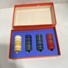 Cadaco-ellis Tripoley Game Chips Set 1939 Casino Theme In Original Box