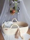 Baby Moses Basket Boho Baby Bassinet With Stand