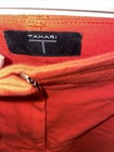 T Tahari Casual Shorts Womens Size 34 Waist Orange Cotton Blend 5 Ins 10 Rise