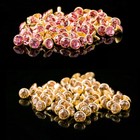 Rhinestone Screw Stud Rivets 6mm-10mm Diamond Studs For Diy Leather Craft Repair