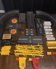 1974 Tyco Usa Tyco-lok Slot Car Track And Accs  80 Pc   S6733 Grand Prix Set 