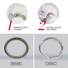 Silver Jewelry Polishing Cloth Cleans And Polishes All Silver Jewelry