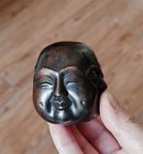6cm Excellent Antique 4 Face Old Bronze Buddha Buddhism Sakyamuni Carved Statues