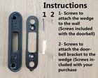Google Nest Doorbell 2nd Gen Wired Wedge Angle Mount Bracket 15 25 35 45 60 90
