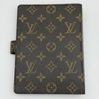 Louis Vuitton Monogram Agenda Mm Day Planner Cover R20105 Lv Authentic Sp1002