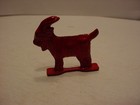 Vintage Miniature Metal Cracker Jack Prize Stand Up Goat