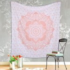 Glittering Rose Gold Pink Tapestry Wall Hanging Mandala-bohemian Room Decor-i   