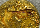 Queen Victoria Crown W Ships  Colonies   Commerce Motto 23mm Coat Button 1839-49