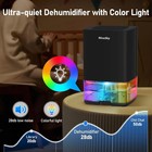 550 Sq  Ft Dehumidifier 30oz Medium To Large Room For Home Basements Office Led