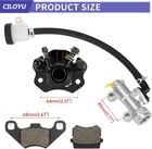 Go Kart Hydraulic Brake Kit With Brake Master Cylinder Caliper For Kt196 196cc 