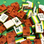 2026 Luxury Green Golf Masters American Version Acrylic Mahjong Set 160 Tiles