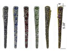 Crystal Alligator Duckbill Beak Clip Sparkly Crystals Nick Gold Tone Nm86110-2
