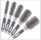 Hair Styling Hair Brush Nylon Comb Cylinder Curly Hair Rolling Comb Salon Tool