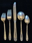 1847 Rogers Bros Silver Plate Daffodil Flatware Set Of 12   Extras  77 Total