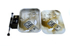Benji Metal Rolling Tray With Magnetic Lid  Pre-rolled Cones   Rolling Papers