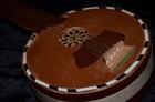 Musical Instrument  al-oud  Wooden Vintage Moroccan Handcrafted Medium Lute Deco