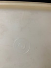 Vintage Tupperware Cracker Keeper Square Container 1314-5   Frosted Lid 1315-4