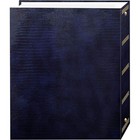 Magnetic Self-stick 3-ring Photo Album 100 Pages  50 Sheets   Navy Blue