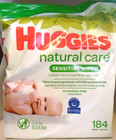 Huggies Natural Care Sensitive Baby Wipes Fragrance Free 184 Total Wipes