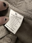 Men s Two-piece Polo And Shorts Set Beige Textured Knit Xl