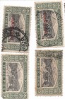10x 1940s India Princely State Saurashtra Soruth -official   Sarkari Stamps Used