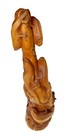 19    Carved Burl Wood 7 Lizards Reptile Sculpture Lizard Figurine See Video