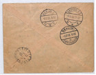 France Algeria Cover 1933 Registered  germany Air Mail  Leipzig Marseilles Yv256