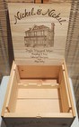 Nickel   Nickel Branding Iron Cabernet Sauvignon Napa Valley Wooden Wine Crate 